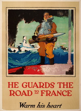 He Guards the Road to France